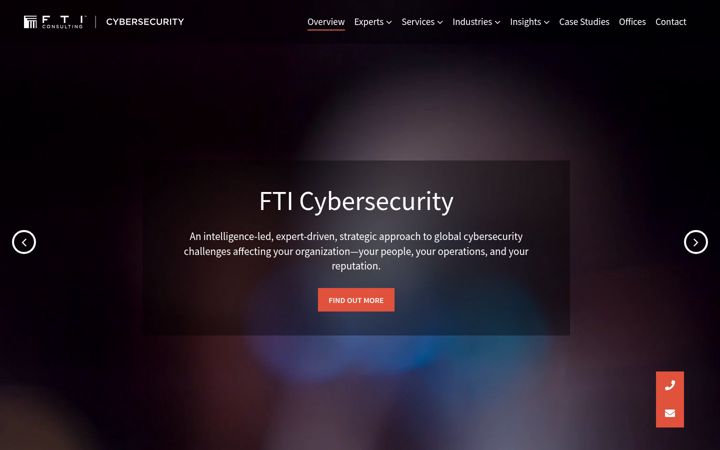 Screenshot of fticybersecurity.com