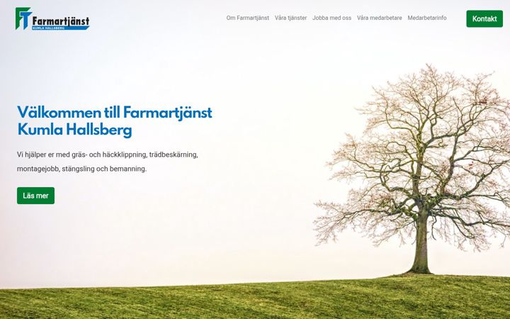Screenshot of ftkumlahallsberg.se
