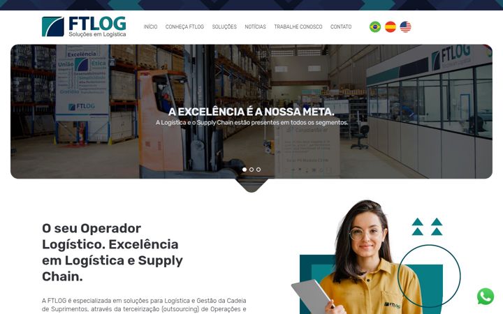 Screenshot of ftlog.com.br