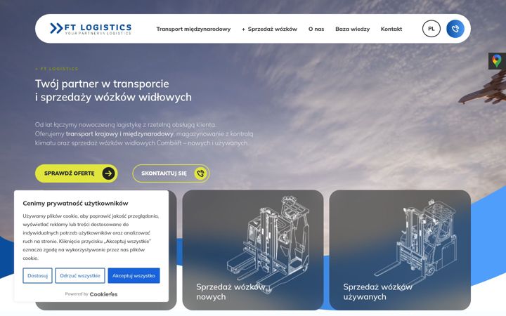 Screenshot of ftlogistics.com.pl