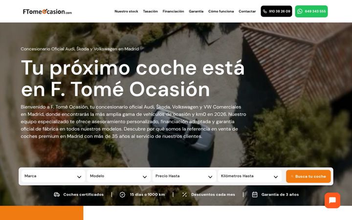 Screenshot of ftomeocasion.com