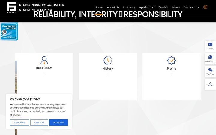 Screenshot of ftong.com.cn
