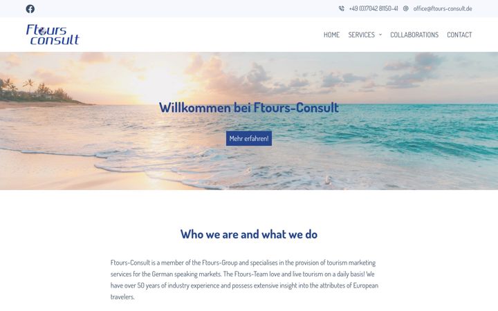 Screenshot van ftours-consult.de