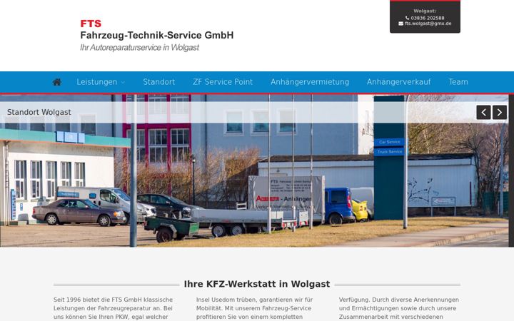 Skjámynd af fts-wolgast.de