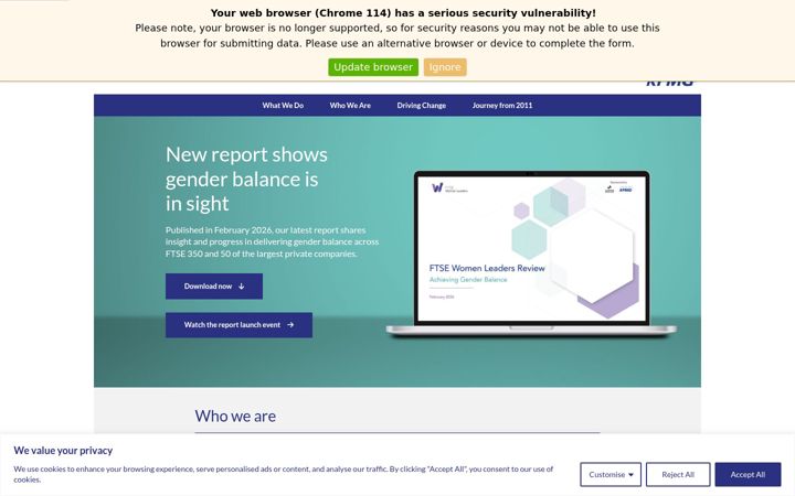 Screenshot of ftsewomenleaders.com