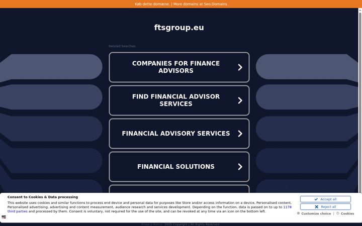 Screenshot of ftsgroup.eu