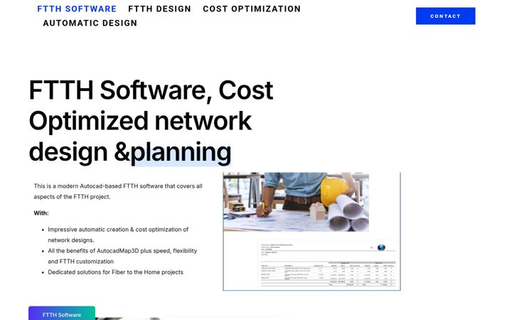 Screenshot of ftthsoftware.com