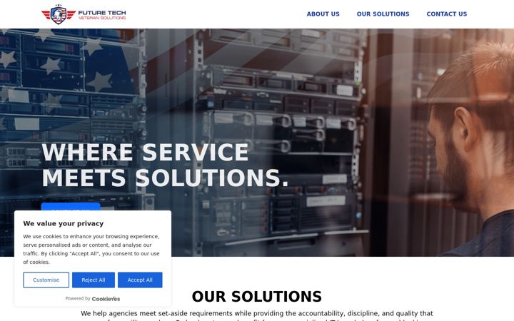 Screenshot of ftveterans.com