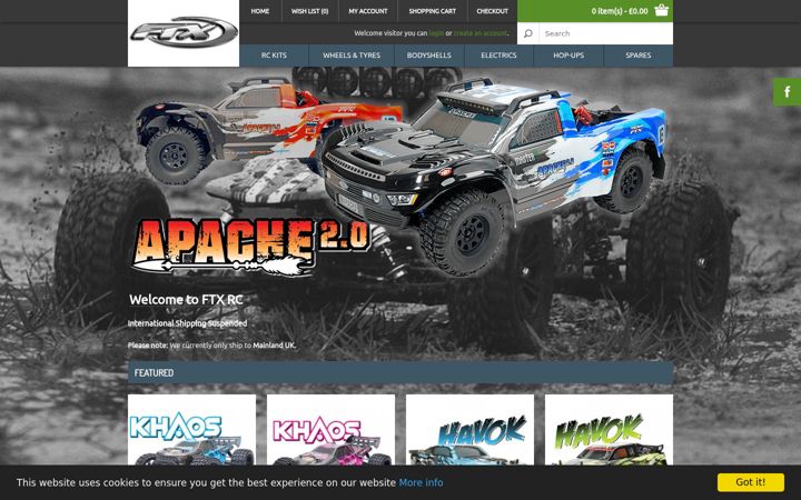 Screenshot of ftx-rc.com