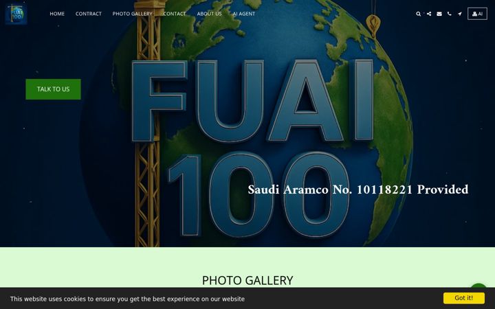 Screenshot of fuai100.com