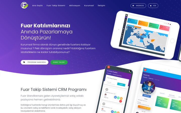 Screenshot of fuartakipsistemi.com
