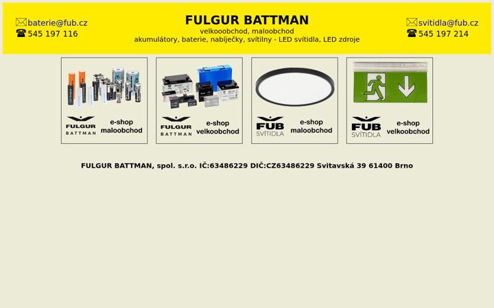 Screenshot of fub.cz