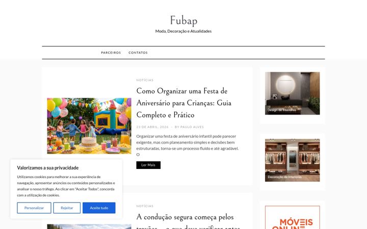 Screenshot of fubap.org