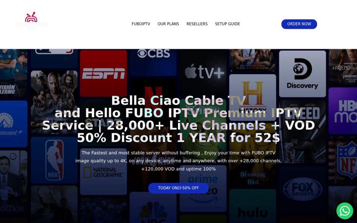 Screenshot of fubotviptv.live