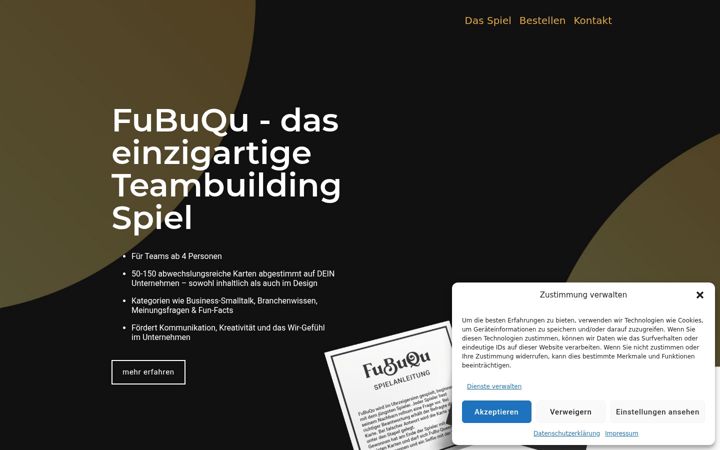 Screenshot of fubuqu.de