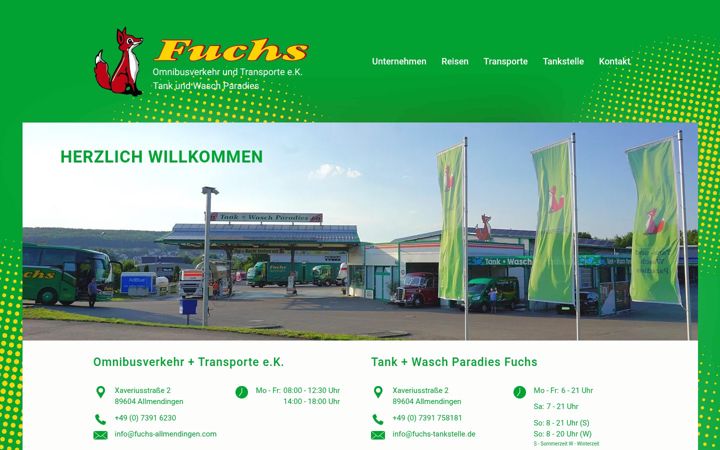 Screenshot of fuchs-allmendingen.com