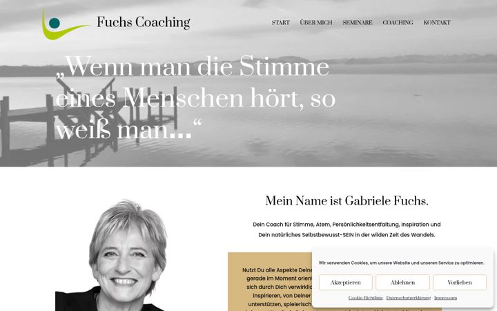 Screenshot of fuchs-coaching.de