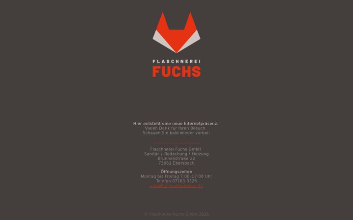 Ekraanipilt saidist fuchs-ebersbach.de