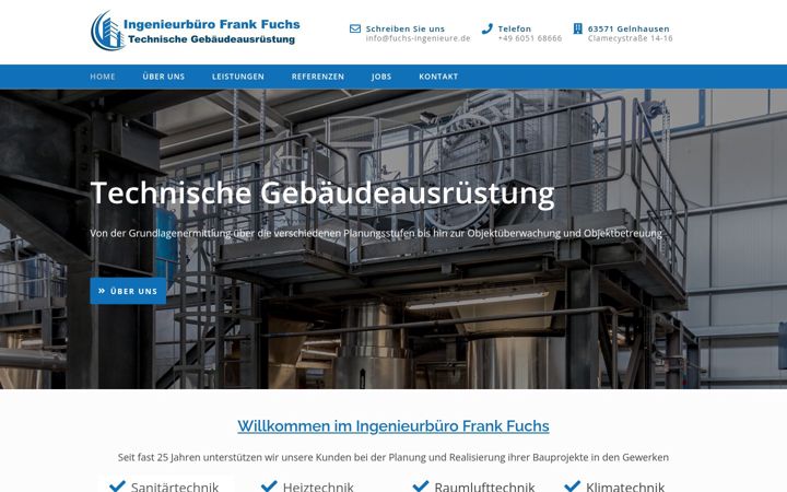 Ekraanipilt saidist fuchs-ingenieure.de