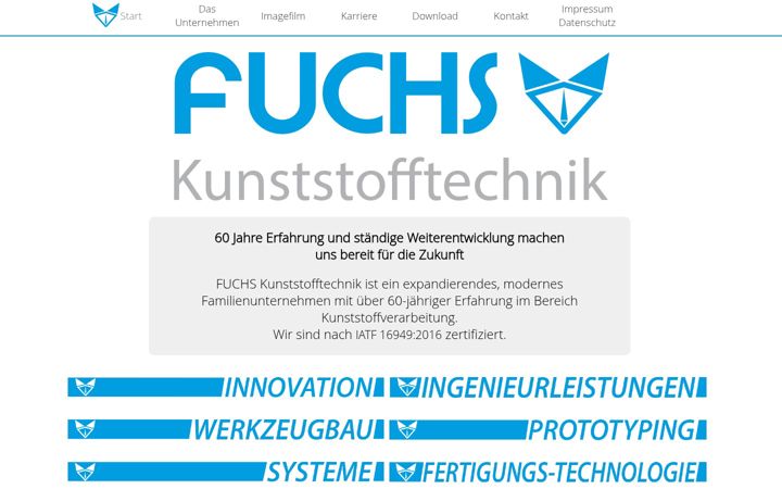 Screenshot of fuchs-kunststoff.de