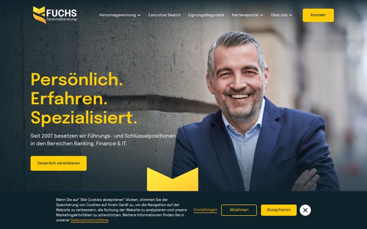 Screenshot of fuchs-personalberatung.de