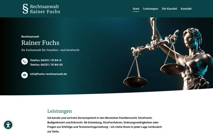 Екранна снимка на fuchs-rechtsanwalt.de