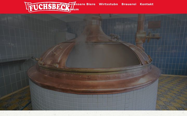 Екранна снимка на fuchsbeck.de