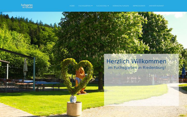 Screenshot of fuchsgarten.de