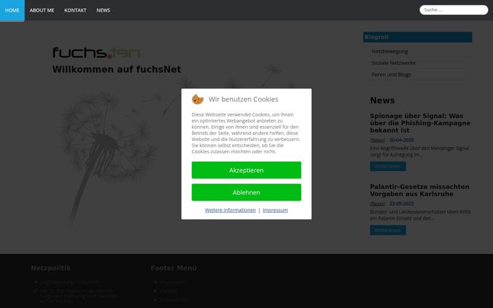 Screenshot of fuchsnet-berlin.de