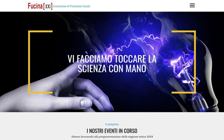 Screenshot of fucina21.it
