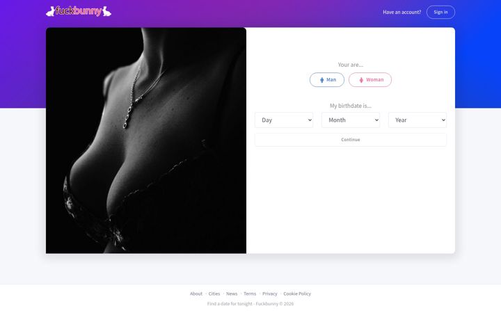 Screenshot of fuckbunny.uk
