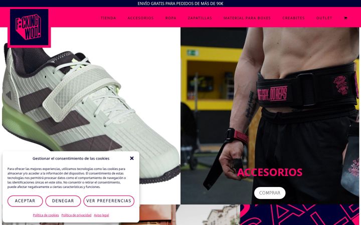 Screenshot of fuckingwod.com