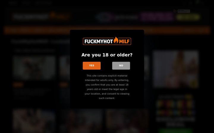 Screenshot of fuckmyhotmilf.com