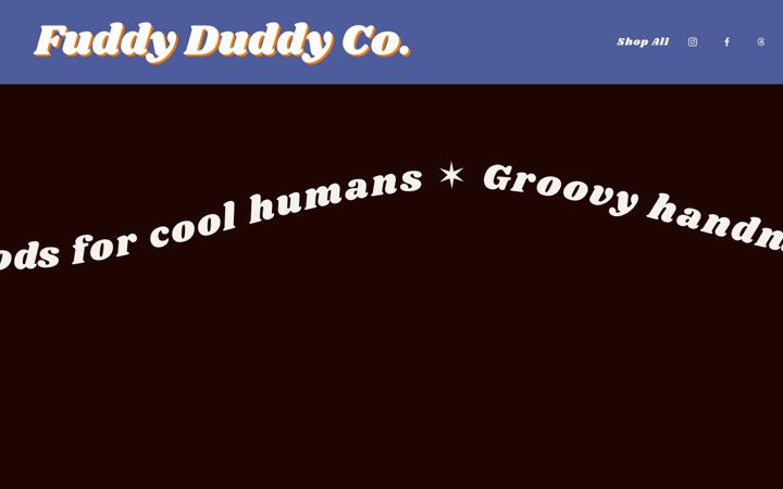 Screenshot of fuddyduddyco.com