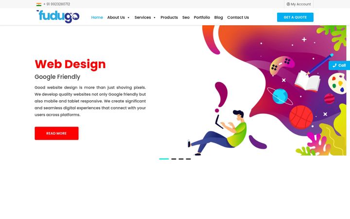 Screenshot of fudugo.com