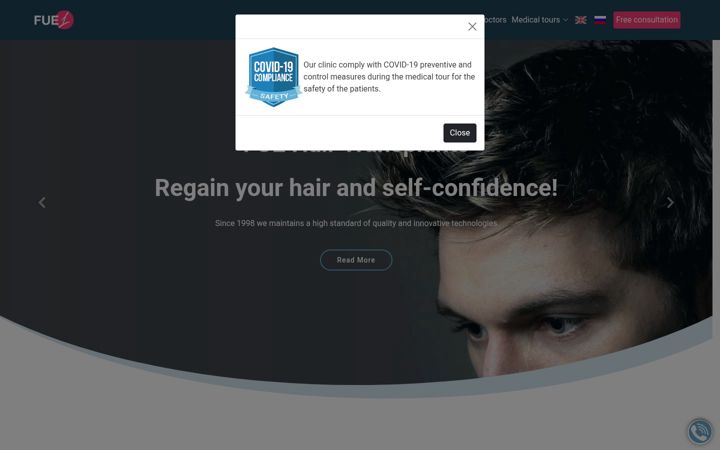 Screenshot of fue.one