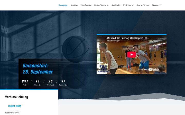Screenshot of fuechse-tsv.de