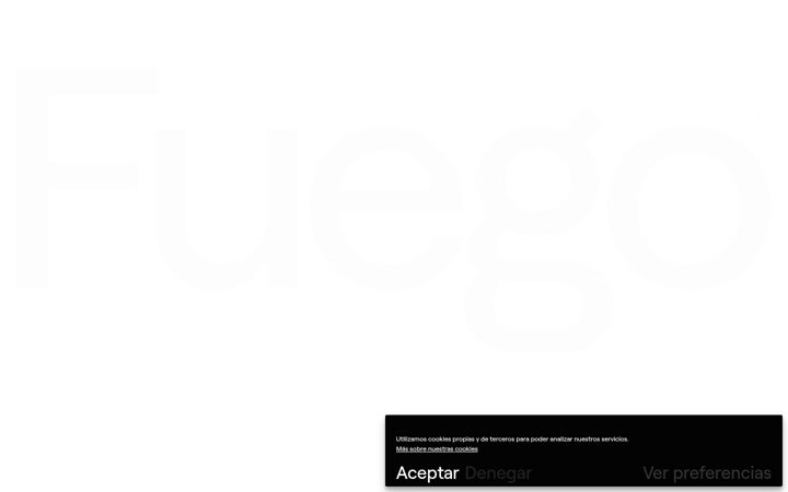 Screenshot of fuegocaminaconmigo.com