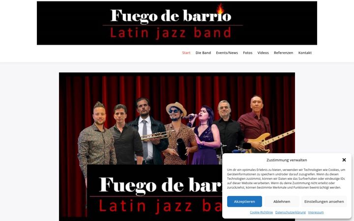 Screenshot of fuegodebarrio.de