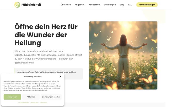 Screenshot of fuehldichheil.de