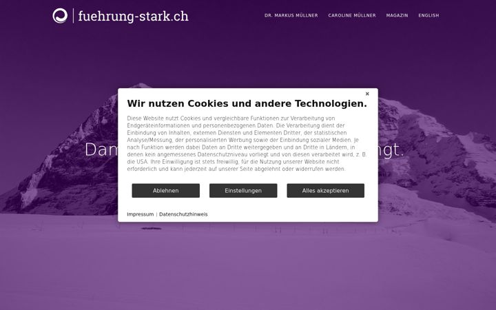 Screenshot of fuehrung-stark.ch