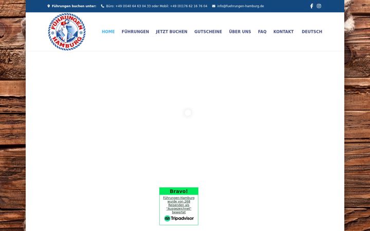 Screenshot of fuehrungen-hamburg.de