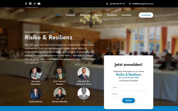 Screenshot of fuehrungs-forum.com