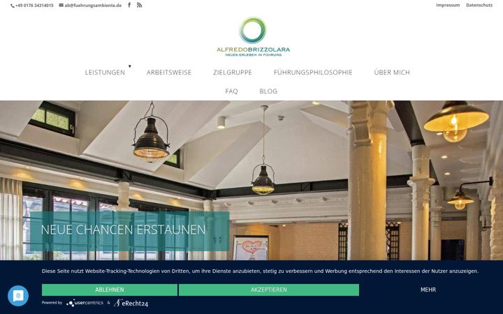 Screenshot of fuehrungsambiente.de