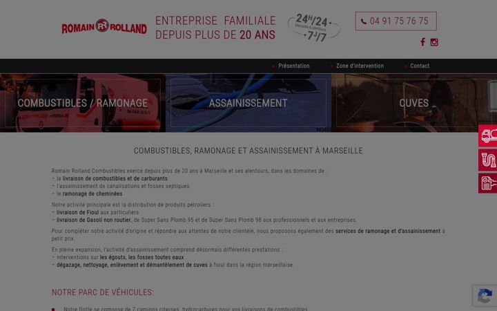 Screenshot of fuel-combustibles-marseille.fr