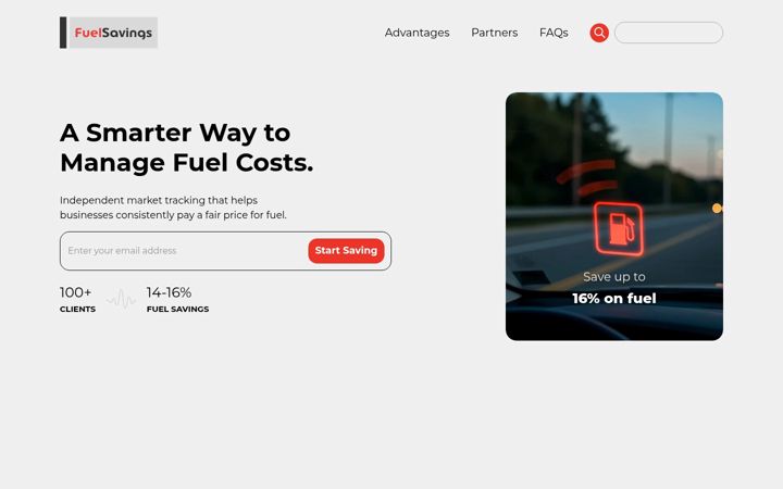 Screenshot of fuel-savings.com
