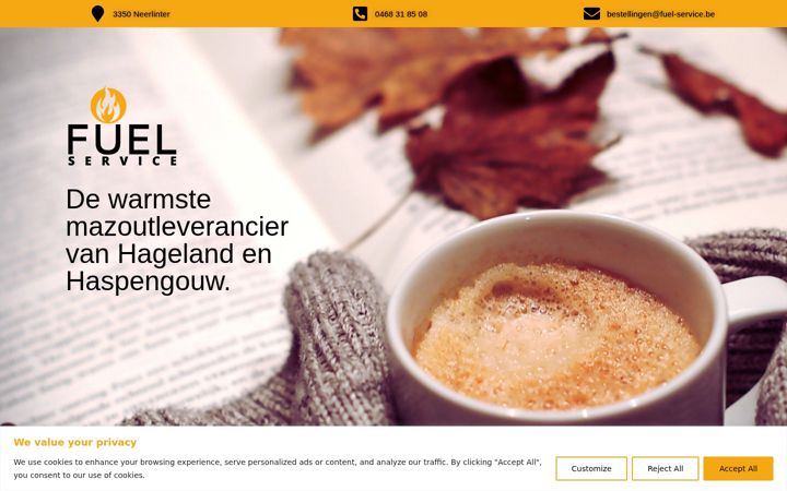 Screenshot του fuel-service.be