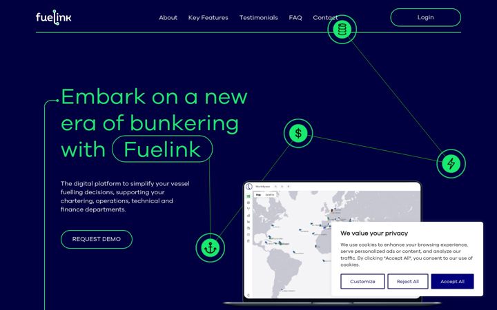 Screenshot of fuelink.com