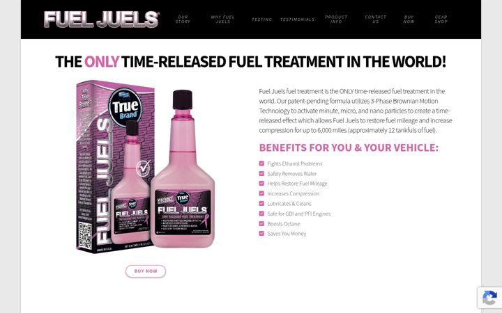 Screenshot of fueljuels.com