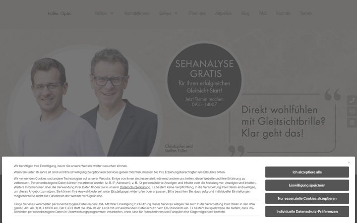 Screenshot of fueller-optic.de